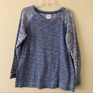 Champion Authentic Athletic Apparel Long Sleeve Sweatshirt Heather Blue Size L